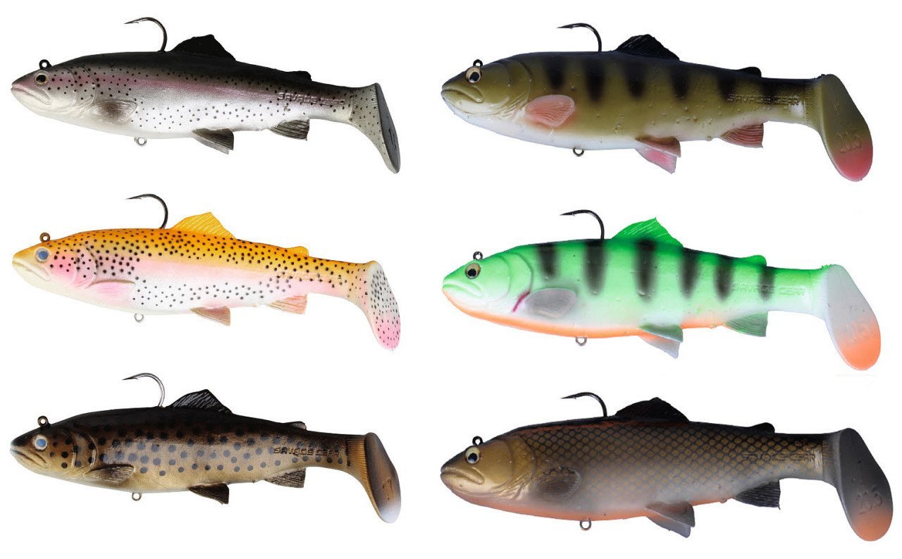 Savage gear 3D Trout Rattle Shad 12.5 cm 35 gr Suni Yem 01-Rainbow Trout