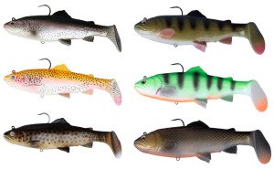 Savage gear 3D Trout Rattle Shad 12.5 cm 35 gr Suni Yem 01-Rainbow Trout