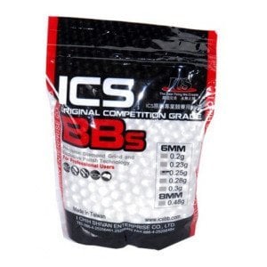 ICS 6MM AIRSOFT BEYAZ BBS 0.25G 1000 ADET