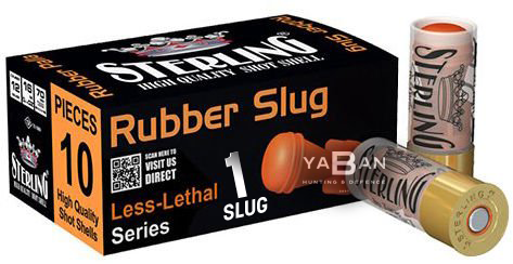 STERLING RUBBER KAUÇUK SAVUNMA TEK SLUG - 12 CAL.