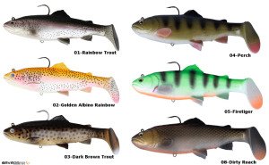 Savage gear 3D Trout Rattle Shad 12.5 cm 35 gr Suni Yem 08-Dirty Roach
