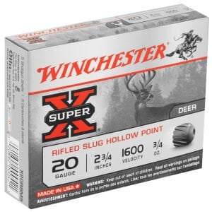 WINCHESTER (USA) RIFLED SLUG HOLLOW POINT TEK KURŞUN - 20 CAL.