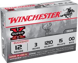 WINCHESTER (USA) X-SUPER MAGNUM BUCKSHOT 15 PELLETS - 12 CAL.
