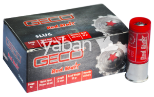 GECO RED STAR SLUG TEK KURŞUN - 12 CAL.