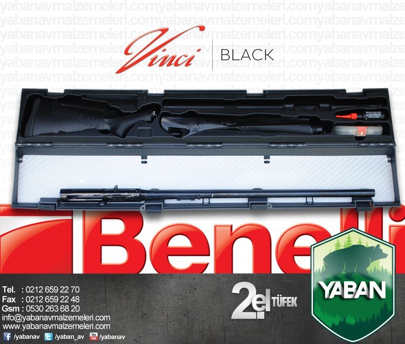 BENELLI VINCI BLACK YARI OTOMATİK AV TÜFEĞİ / 2.EL