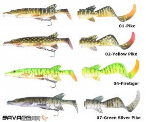 Savage gear Hybrid Pike 17 cm 45 gr SS 1+2 Suni Yem 07-Green Silver Pike