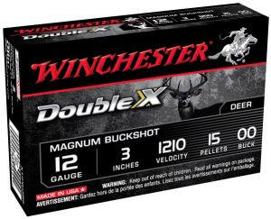 WINCHESTER (USA) DOUBLE-X MAGNUM BUCKSHOT 15 PELLETS - 12 CAL.