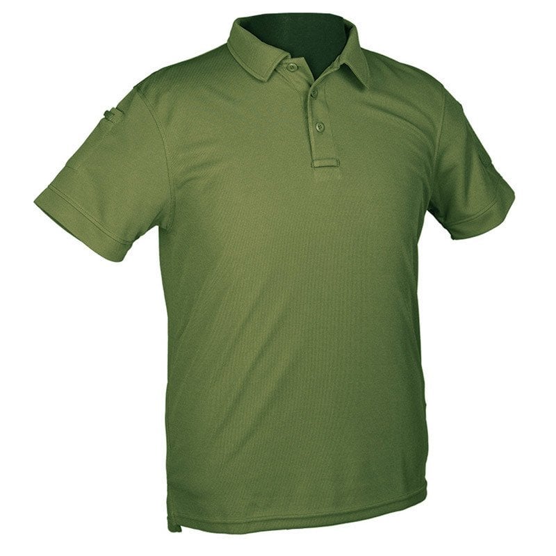 MIL-TEC STURM QUICK DRY POLO YESIL T-SHIRT
