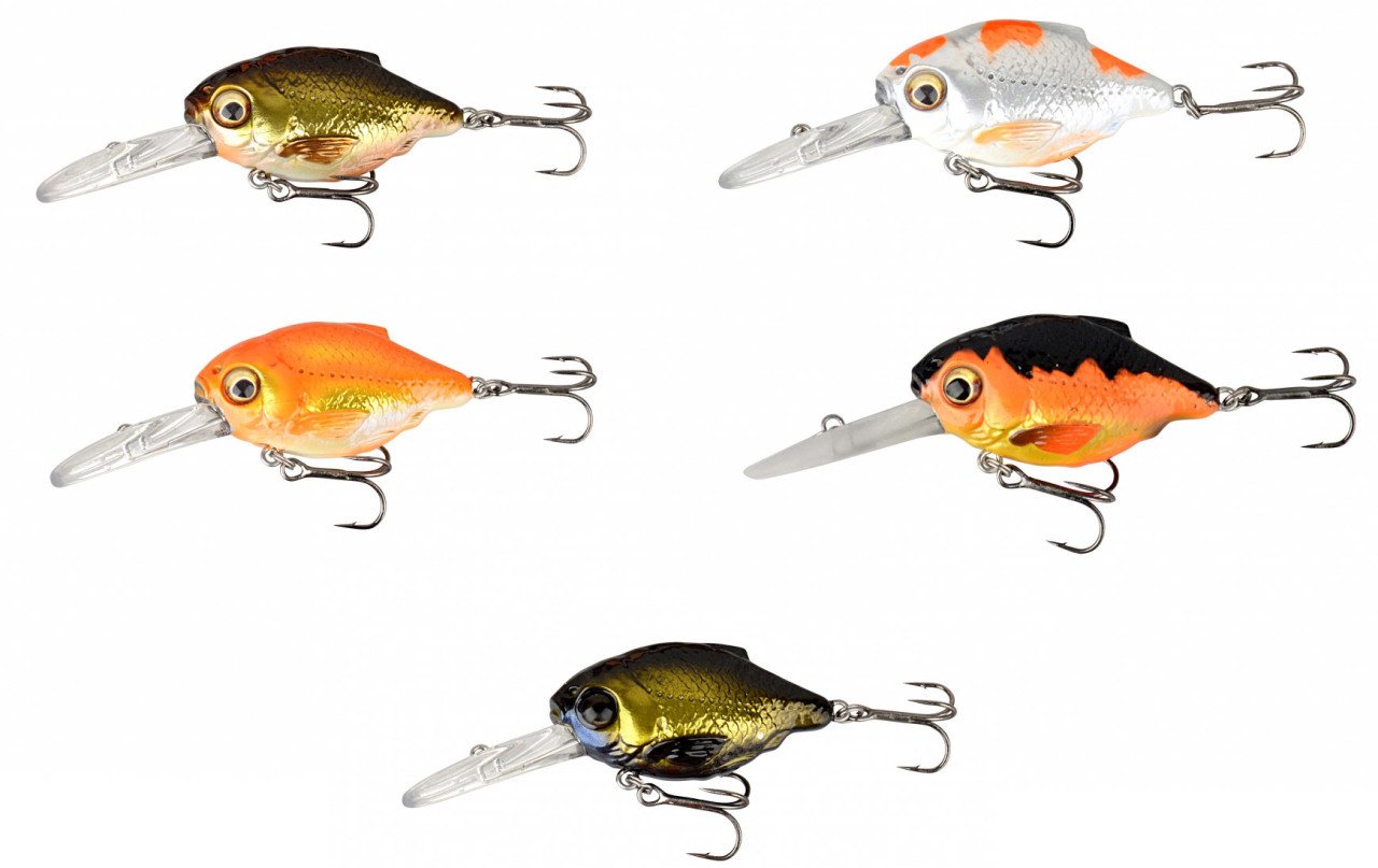 Savage gear 3D Crucian Crank 4,6 cm 8,3 gr SF DR Suni Yem Black