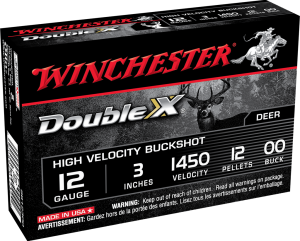 WINCHESTER (USA) DOUBLE-X MAGNUM BUCKSHOT 12 PELLETS - 12 CAL.