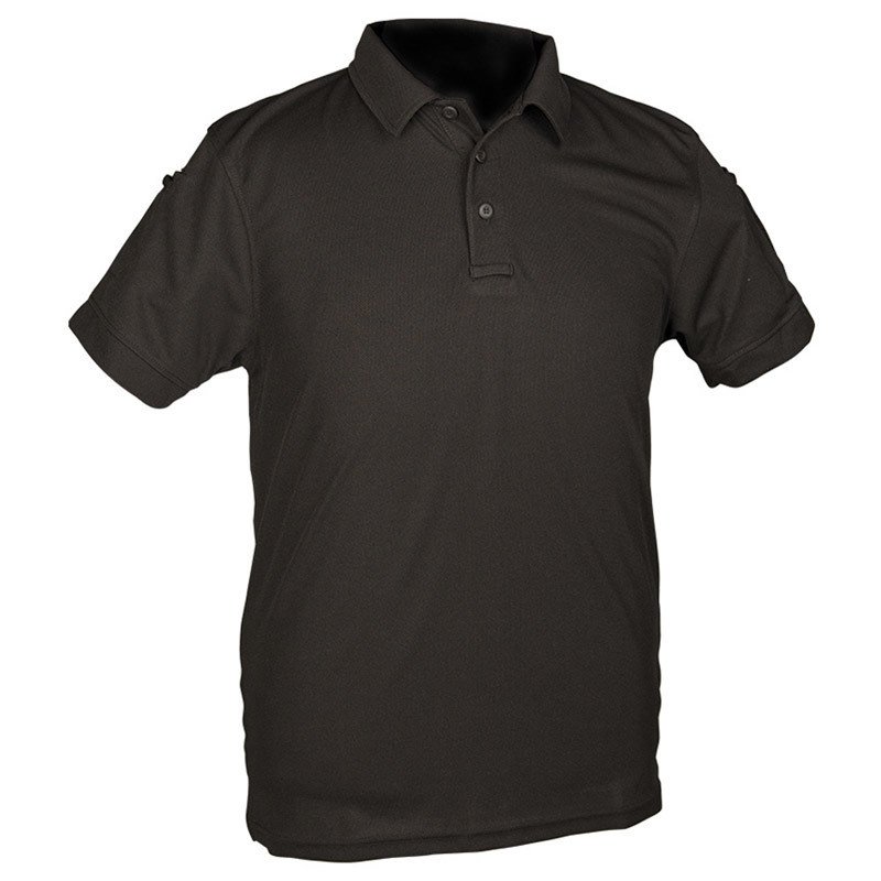 MIL-TEC STURM QUICK DRY POLO SIYAH T-SHIRT