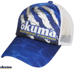 Okuma Blue Mesh Back Hat Şapka