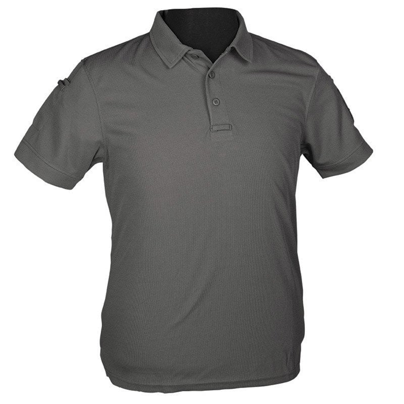MIL-TEC STURM QUICK DRY POLO GRI T-SHIRT