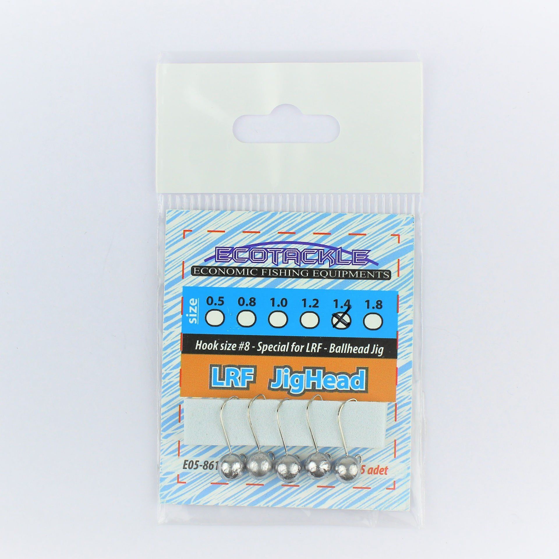 Ecotackle Lrf Jig Head 5p 0.8 GR