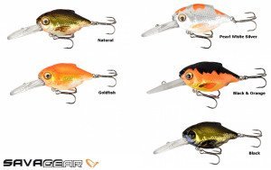 Savage gear 3D Crucian Crank 4,6 cm 7 gr SF SR Suni Yem Pearl White Silver