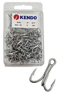 Kendo 9021 PS Faultless Treble 100 Adet 3 lü Çarpma İğnesi 6