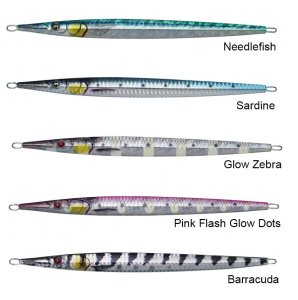 Savage gear 3D Needle Jig 100 gr 20 cm Suni Yem Glow Zebra