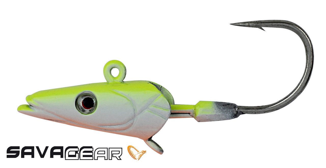 Savage gear Sandeel Jig Head 16g 3/0 - 3 Adet Lemon Back
