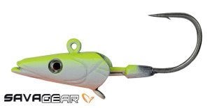 Savage gear Sandeel Jig Head 16g 3/0 - 3 Adet Lemon Back
