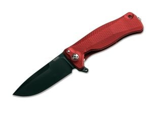Lionsteel SR11A RB Alüminyum Kırmızı Sap Siyah Ağız Çakı
