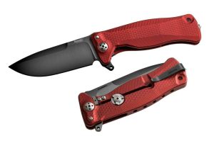 Lionsteel SR11A RB Alüminyum Kırmızı Sap Siyah Ağız Çakı