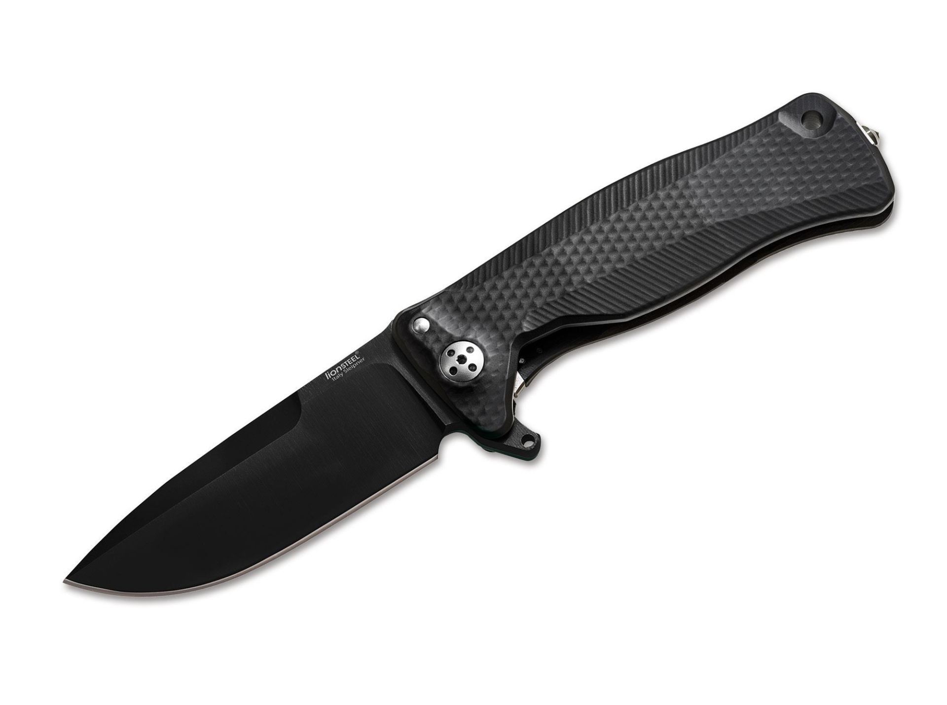 Lionsteel SR11A BB Alüminyum Siyah Kaplı Çakı