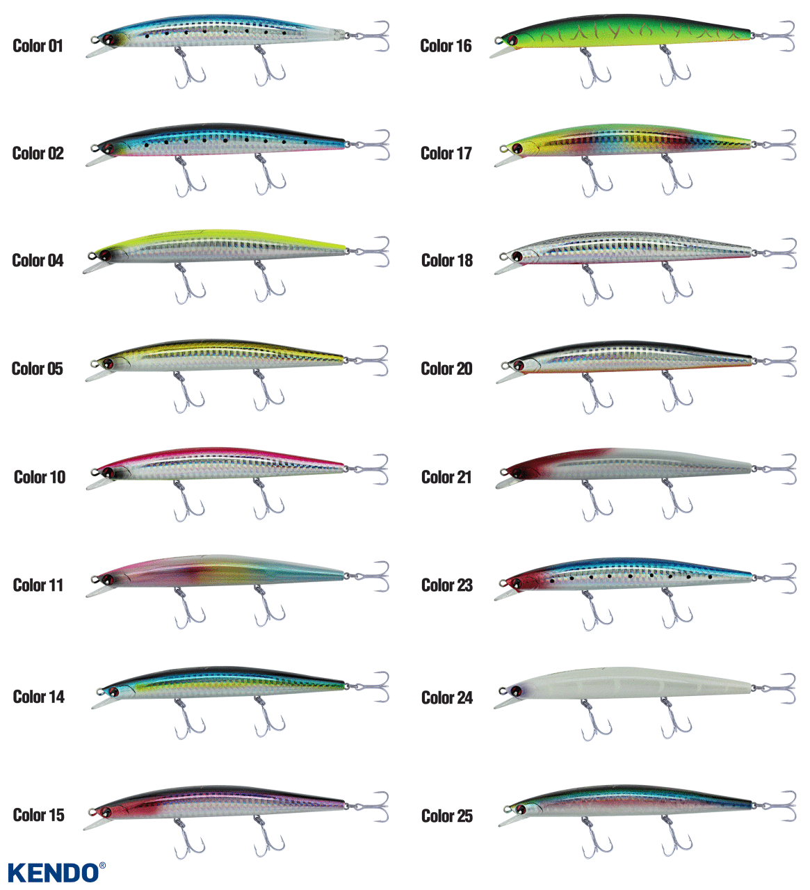 Kendo Blade Mınnow 125mm Sınkıng 16.2gr Suni Yem 18