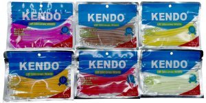 Kendo 10 cm Lrf Silicones Worm (Slim Gövde-Kokulu) 15 adet Brown