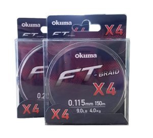 Okuma Ft-*4 Braided Line 150 mt Grey Örgü İp 0,115mm