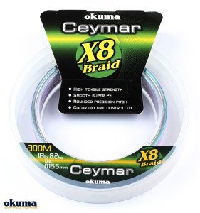 Okuma Ceymar (Multı Color)150mt 8 Kat Örgü İp Okuma Ceymar Braıd Line (Multı Color) 0.148mm  150mt