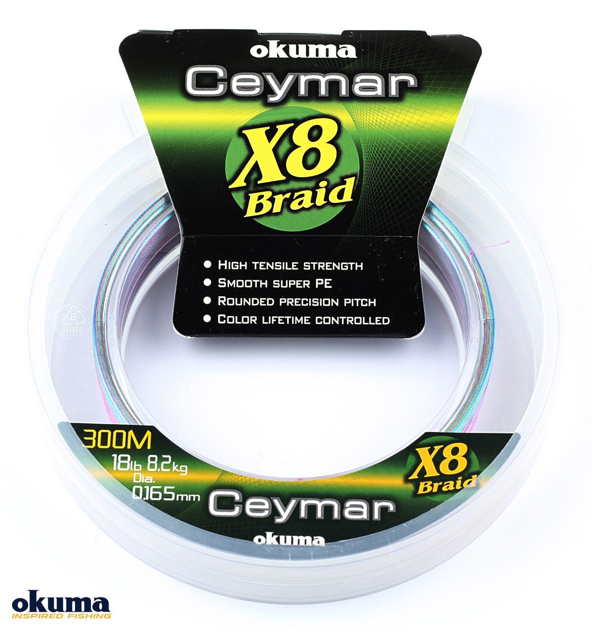 Okuma Ceymar (Multı Color)150mt 8 Kat Örgü İp Okuma Ceymar Braıd Line (Multı Color) 0.128mm  150mt