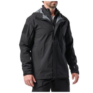 5.11 FORCE RAINSHELL BLACK CEKET