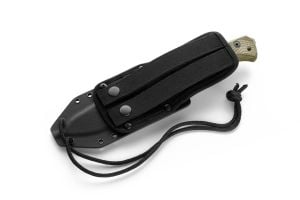 Lionsteel T6 CPM 3V Old Black Blade Green Canvas Bıçak