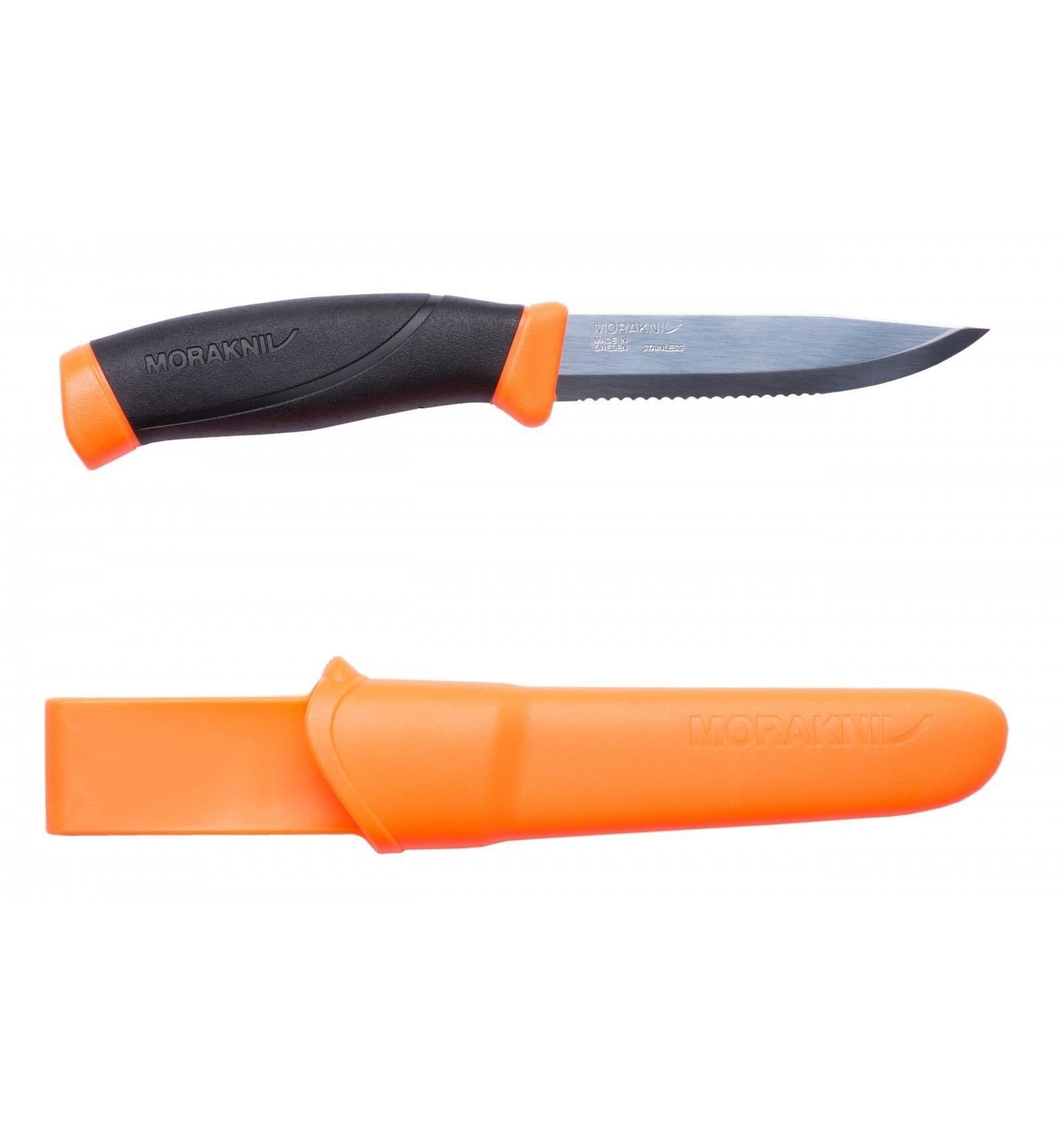 Morakniv Companion Serrated Hi-Vis Orange Bıçak