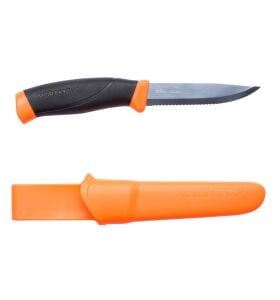 Morakniv Companion Serrated Hi-Vis Orange Bıçak