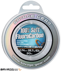 Savage gear Soft Fluoro Carbon 0,49 mm 35 m 15.2 kg 33.5 lb Misina