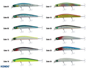 Kendo Haryu 9.5 cm 8.0g Floatıng Suni Yem 01