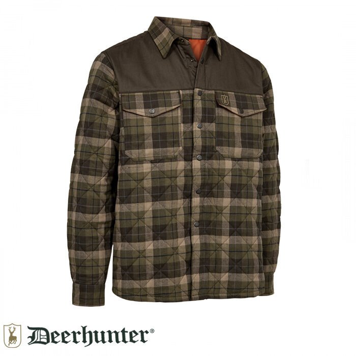 DEERHUNTER Elbert Padded Kalın Gömlek Yeşil L