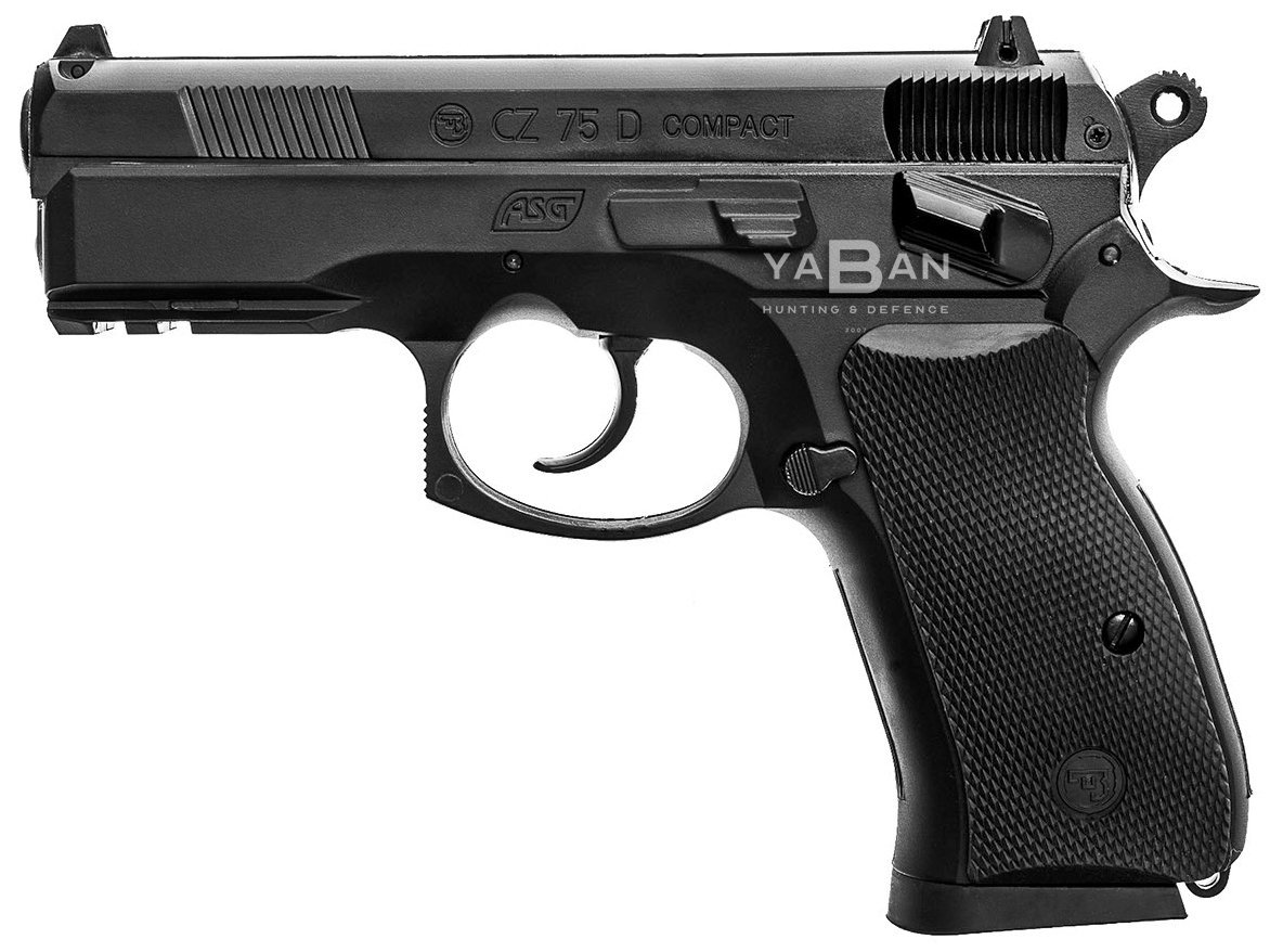 ASG CZ 75D COMPACT SİYAH HAVALI TABANCA