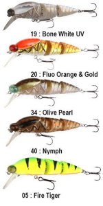 Savage gear Larvea 5,5 cm 5 gr SS Suni Yem 20-Fluo Orange &Gold