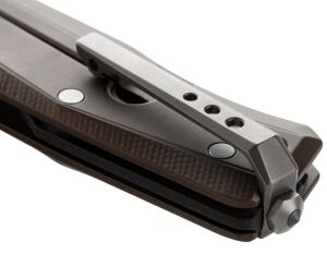 Lionsteel MT01A ES Myto M390 Blade Aluminium Earth Brown/Stone Washed Çakı