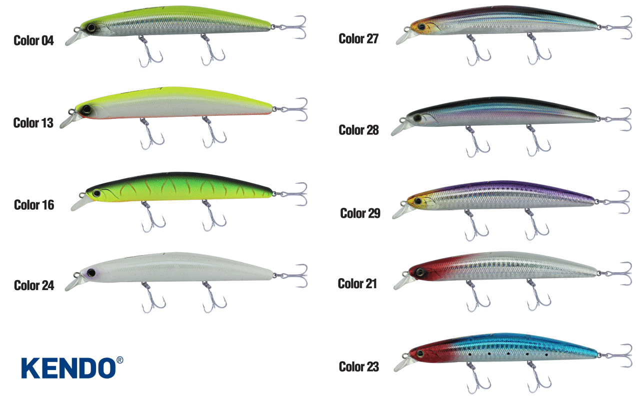 Kendo Seabass Mınnow 12.5cm 21g Floatıng Suni Yem 13