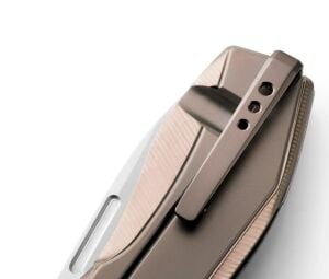 Lionsteel N.ONE N1 BR Frame Lock MagnaCut Bronze Titanium Çakı