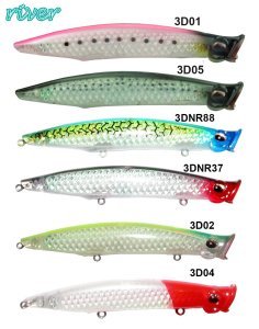 River Pop'n Catch 3D 125 12.5cm 19g Popper NR37