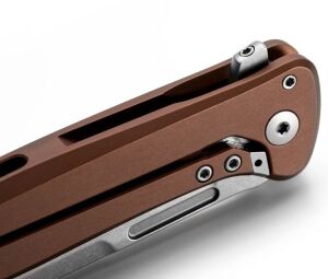 Lionsteel Skinny SK01A ES Stone Washed Blade MagnaCut Earth Aluminium-Micarta Çakı