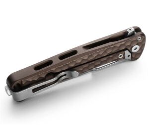 Lionsteel Emmet EM01A ES Stone Washed Blade MagnaCut Aluminium Hammertone Çakı