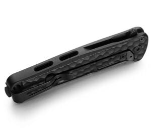 Lionsteel Emmet EM01A BB Old Black MagnaCut Black Aluminium Hammertone Çakı