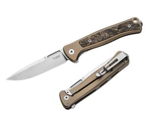 Lionsteel Emmet EM01 BR Stonewashed MagnaCut Bronze Titanium Gold Carbon Fiber Çakı