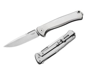 Lionsteel Emmet EM01 FL Stonewashed MagnaCut Grey Titanium Çakı