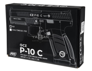 ASG CZ P-10C BLACK BLOWBACK AIRSOFT TABANCA